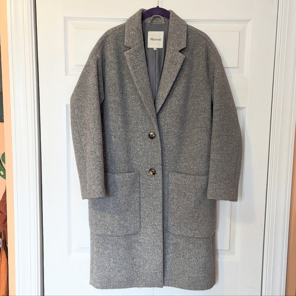 Madewell wool coat, XS - Picture 1 of 4